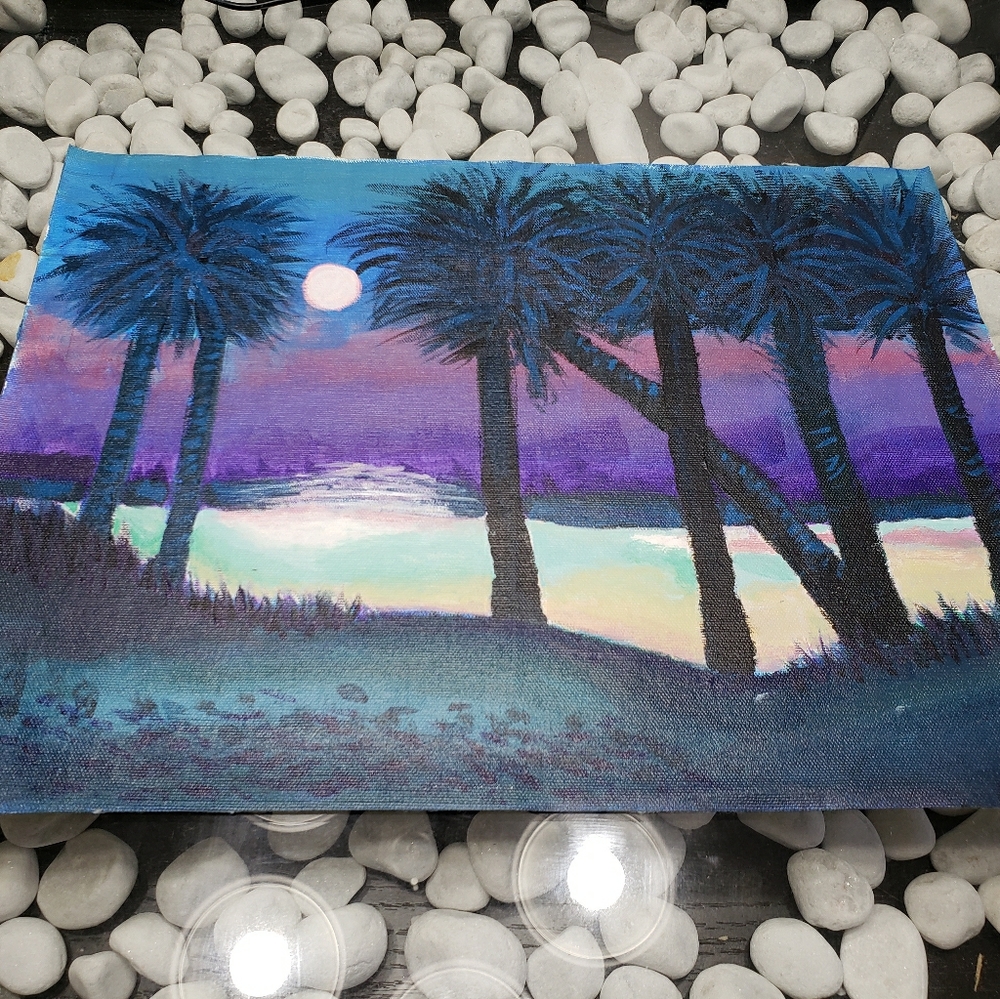 CLOSING SALE! Original Acrylic Paradise painting